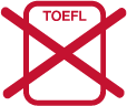 No Toefl logo